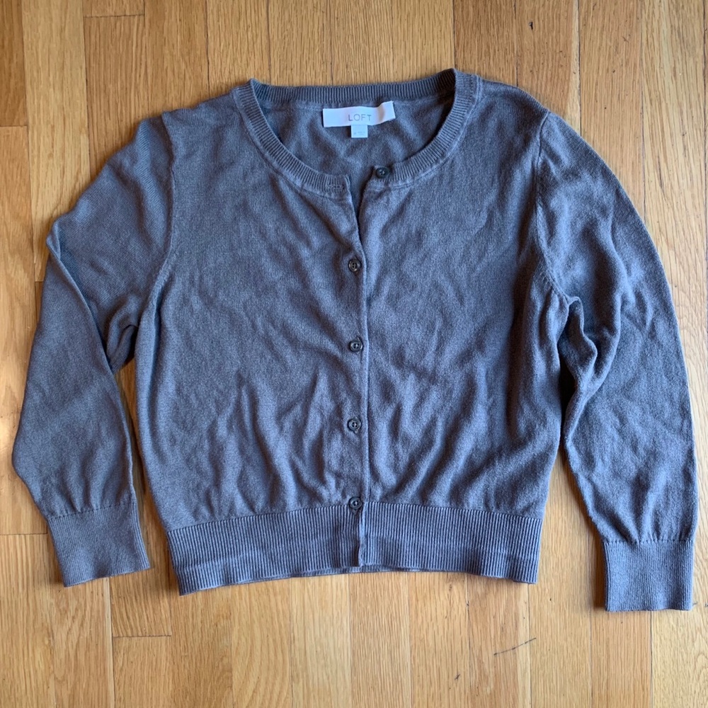 Olive Button-Down Cardigan